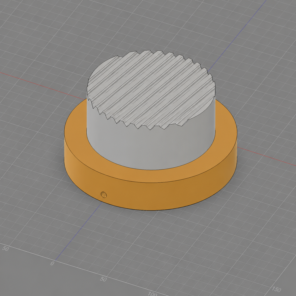 Modèle 3D Léo — applique et diffuseur nervuré