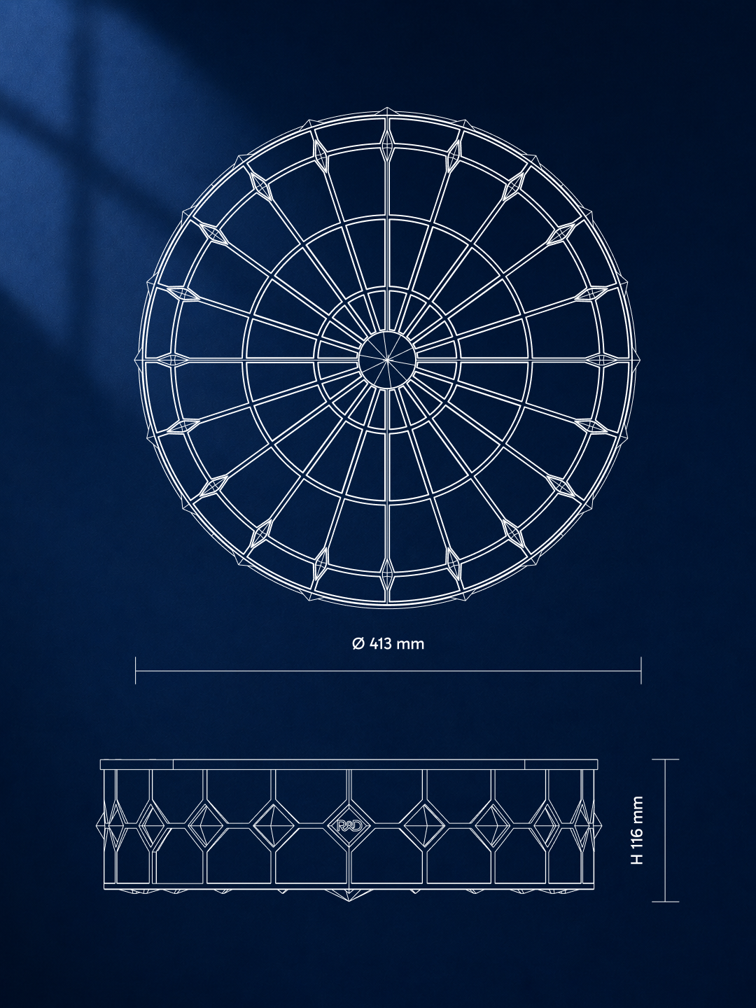 Plan technique Maïté — plafonnier Custom #1