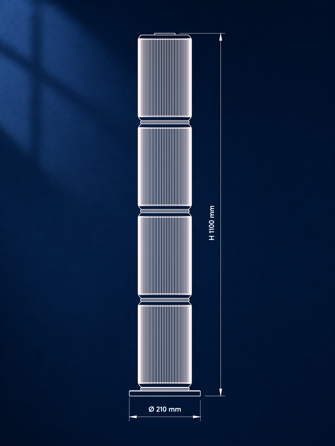 Plan technique Raphaël — lampadaire